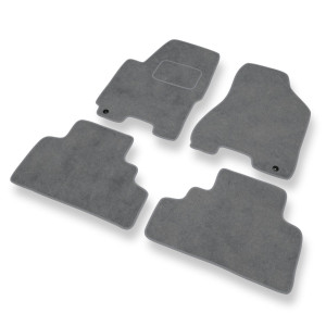 Premium tappetini auto in velluto compatibili con Kia Sportage II SUV (2004-2010) - tappeti auto grigio