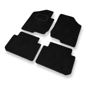 Premium tappetini auto in velluto compatibili con Kia Carens III Monovolume (2006-2012) - tappeti auto nero