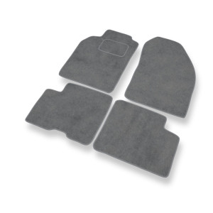 Premium tappetini auto in velluto compatibili con Nissan Almera I Hatchback, Berlina (1995-2000) - tappeti auto grigio
