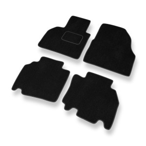 Premium tappetini auto in velluto compatibili con Mercedes-Benz Citan Van (2012-2021) - tappeti auto nero