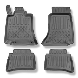 Tappetini Auto in TPE compatibili con Mercedes-Benz Classe E W214 Berlina, Station Wagon (08.2023-....) - anche per la versione ibrida - tappeti auto