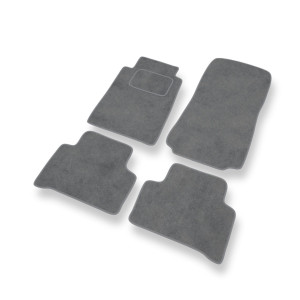 Premium tappetini auto in velluto compatibili con Mercedes-Benz Classe C W202 Station Wagon, Berlina (1993-2000) - tappeti auto grigio