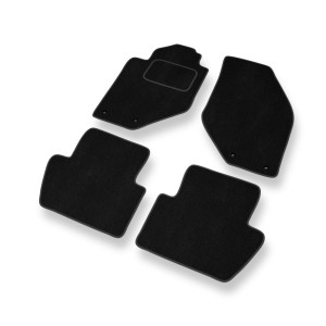 Premium tappetini auto in velluto compatibili con Volvo C70 I Coupé, Cabriolet (1997-2006) - tappeti auto nero