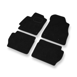Tappetini in feltro compatibili con Mazda 2 II Hatchback, Berlina (2007-2014) - tappeti auto nero