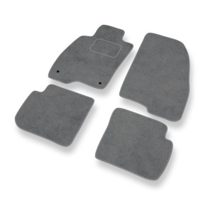 Premium tappetini auto in velluto compatibili con Alfa Romeo MiTo Hatchback (2008-2018) - tappeti auto grigio