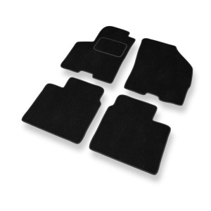 Premium tappetini auto in velluto compatibili con Suzuki Baleno II Hatchback (2015-2019) - tappeti auto nero