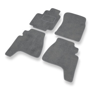 Premium tappetini auto in velluto compatibili con Daewoo Musso SUV (1995-2005) - tappeti auto grigio