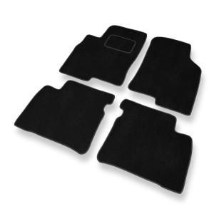 Premium tappetini auto in velluto compatibili con Hyundai XG Berlina (1999-2005) - tappeti auto nero