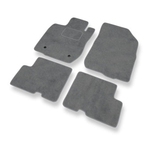 Premium tappetini auto in velluto compatibili con Dacia Logan I, II Monovolume (2004-2020) - tappeti auto grigio