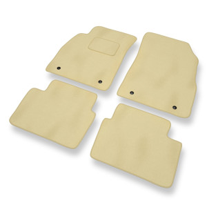 Premium tappetini auto in velluto compatibili con Opel Insignia I Liftback, Berlina, Sports Tourer (2008-2017) - tappeti auto beige