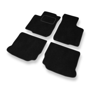 Premium tappetini auto in velluto compatibili con Volkswagen Golf IV Hatchback, Cabriolet, Variant (1997-2006) - tappeti auto nero