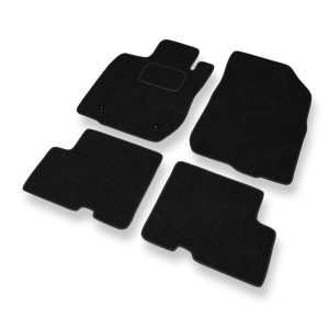 Tappetini in feltro compatibili con Dacia Logan I, II Monovolume (2004-2020) - tappeti auto nero