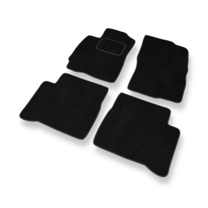 Premium tappetini auto in velluto compatibili con Mitsubishi Outlander I SUV (2001-2006) - tappeti auto nero