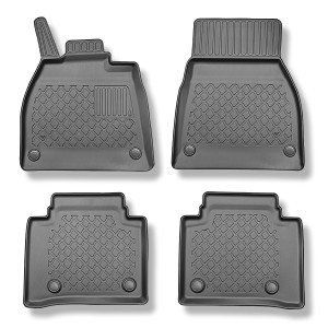 Tappetini Auto in TPE compatibili con Mercedes-Benz EQS V297 Berlina (09.2021-....) - tappeti auto neri