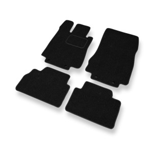 Tappetini in feltro compatibili con Mercedes-Benz Classe S W220 Coupé, Berlina (1998-2006) versione corta - tappeti auto nero