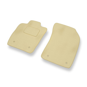 Premium tappetini auto in velluto compatibili con Audi A1 I 8X Hatchback, Sportback (2010-2018) - tappeti auto beige