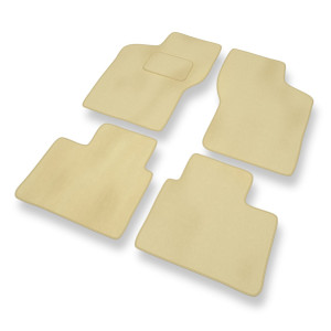 Premium tappetini auto in velluto compatibili con Fiat Bravo Hatchback (1995-2001) - tappeti auto beige