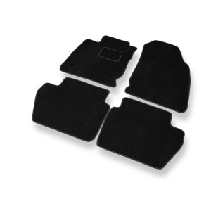 Premium tappetini auto in velluto compatibili con Ford EcoSport II SUV (2018-2022) - tappeti auto nero