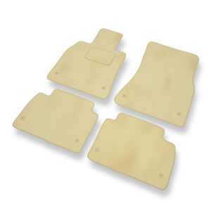 Premium tappetini auto in velluto compatibili con Lexus GS III Berlina (2004-2012) - tappeti auto beige