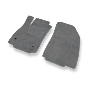 Premium tappetini auto in velluto compatibili con Opel Mokka SUV (2012-2019) - tappeti auto grigio