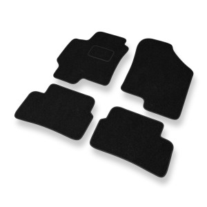 Tappetini in feltro compatibili con Hyundai Coupe III Coupé (2002-2009) - tappeti auto nero