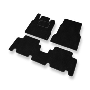 Premium tappetini auto in velluto compatibili con Mercedes-Benz Classe A W168 Hatchback (1997-2004) versione lunga - tappeti auto nero