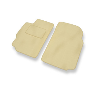 Premium tappetini auto in velluto compatibili con Peugeot 406 Coupé, Berlina, SW (1995-2004) - tappeti auto beige