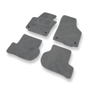 Premium tappetini auto in velluto compatibili con Seat Altea I Monovolume (2004-2015) - tappeti auto grigio