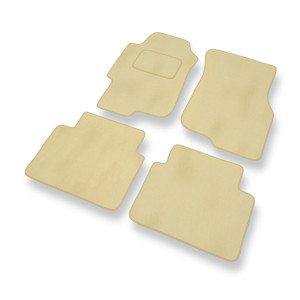 Premium tappetini auto in velluto compatibili con Rover 45 Hatchback, Berlina (1999-2005) - tappeti auto beige