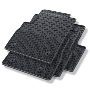Tappetini auto in gomma compatibili con Opel Astra K Hatchback, Sports Tourer (2015-2022) - tappeti gomma - nero - 4 pz.