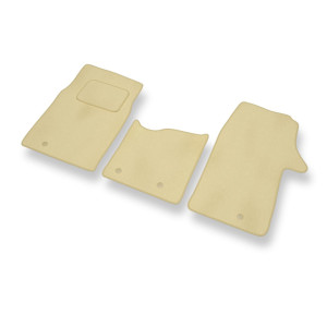 Premium tappetini auto in velluto compatibili con Opel Vivaro II Van (2014-2018) - tappeti auto beige