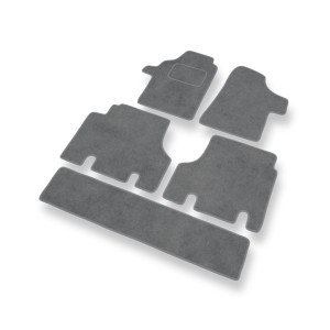 Premium tappetini auto in velluto compatibili con Mercedes-Benz Viano Van (2003-2014) - tappeti auto grigio