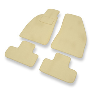 Premium tappetini auto in velluto compatibili con Alfa Romeo GTV Coupé (1995-2006) - tappeti auto beige