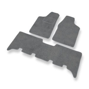 Premium tappetini auto in velluto compatibili con Opel Frontera A, B SUV (1992-2004) - tappeti auto grigio