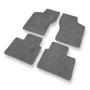 Premium tappetini auto in velluto compatibili con Fiat Brava Hatchback (1995-2001) - tappeti auto grigio