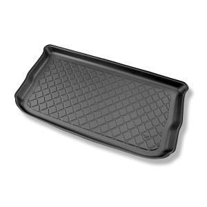 Vasca baule compatibile con Renault Twingo III Hatchback (08.2014-2018) - anche per la versione elettrica - tappetino per bagagliaio - tappeto bagagl