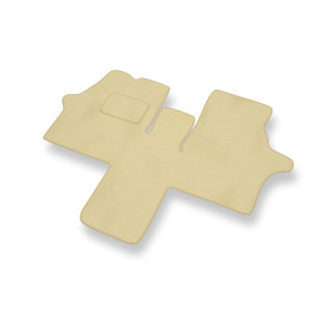 Premium tappetini auto in velluto compatibili con Mercedes-Benz Vito W638 Van (1996-2003) - tappeti auto beige