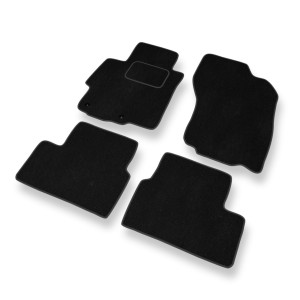 Premium tappetini auto in velluto compatibili con Mitsubishi Lancer VIII Berlina, Sportback (2007-2016) - tappeti auto nero