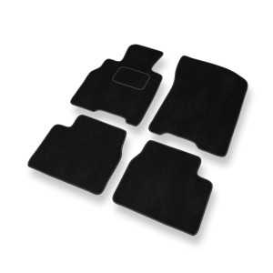 Premium tappetini auto in velluto compatibili con Mazda Xedos 9 Berlina (1993-2003) - tappeti auto nero