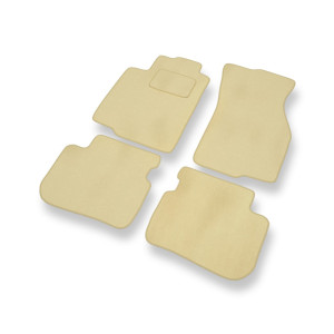 Premium tappetini auto in velluto compatibili con Mitsubishi Lancer VI Coupé, Berlina (1995-2000) - tappeti auto beige
