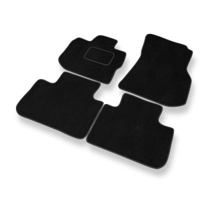 Premium tappetini auto in velluto compatibili con BMW X3 SAV (2018-2024) - tappeti auto nero