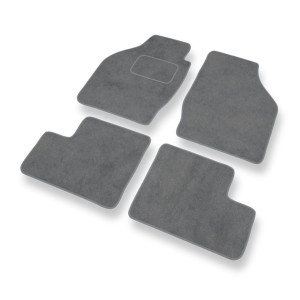 Premium tappetini auto in velluto compatibili con Suzuki Ignis I, II SUV (2000-2008) - tappeti auto grigio
