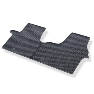 Tappetini auto in gomma compatibili con Nissan NV300 Station Wagon, Van (2016-2021) - tappeti gomma - nero - 1 pz.