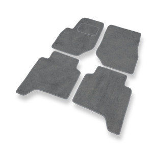 Premium tappetini auto in velluto compatibili con Hyundai Terracan SUV (2001-2006) - tappeti auto grigio