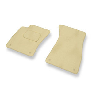 Premium tappetini auto in velluto compatibili con Audi A8 II D3 Sedan (2002-2010) - tappeti auto beige