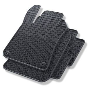 Tappetini auto in gomma compatibili con Peugeot 308 II SW (2013-2021) - tappeti gomma - nero - 4 pz.