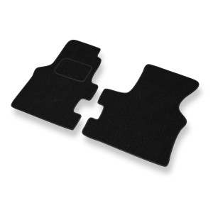 Tappetini in feltro compatibili con Volkswagen Transporter T4 Van (1990-2003) con cambio manuale - tappeti auto nero