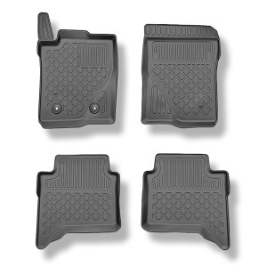 Tappetini Auto in TPE compatibili con Volkswagen Amarok II Pick-up (01.2023-....) - tappeti auto neri