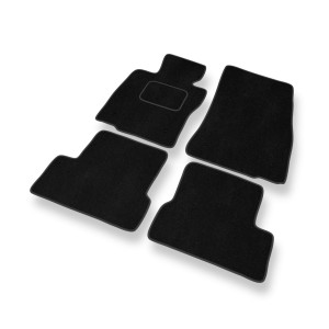Premium tappetini auto in velluto compatibili con Mini Hatch III Hatchback (2013-2024) - tappeti auto nero