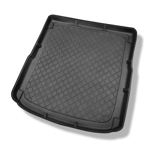 Vasca baule compatibile con Hyundai i40 Tourer (07.2011-07.2019) - non per modelli con barre di fissazione - tappetino per bagagliaio - tappeto bagag